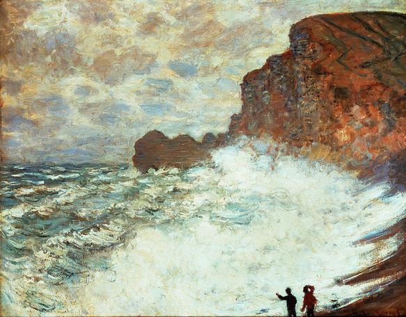 Stormy Weather at étretat, 1883