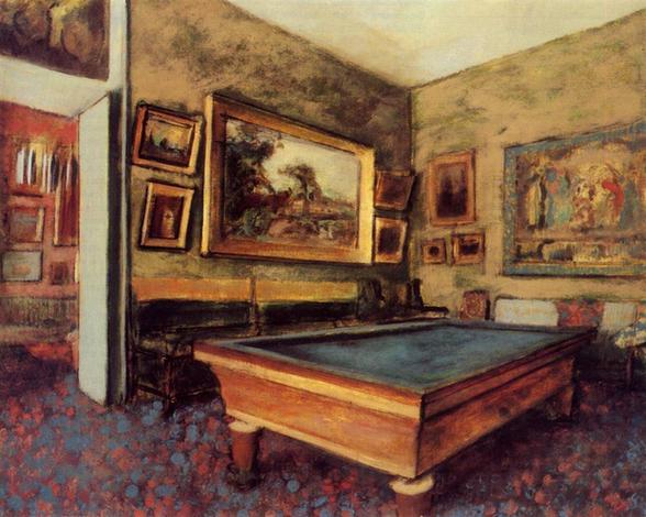 The Billiard Room at Menil-Hubert - - Staatsgalerie Stuttgart (Germany)