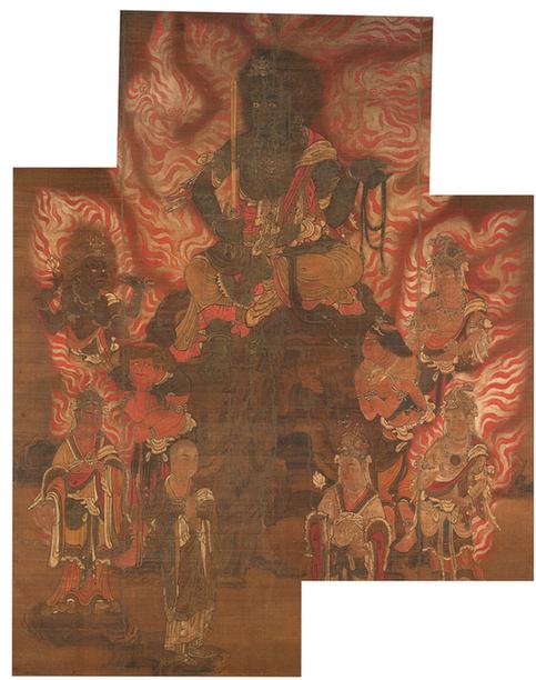 不动明王八大童子像