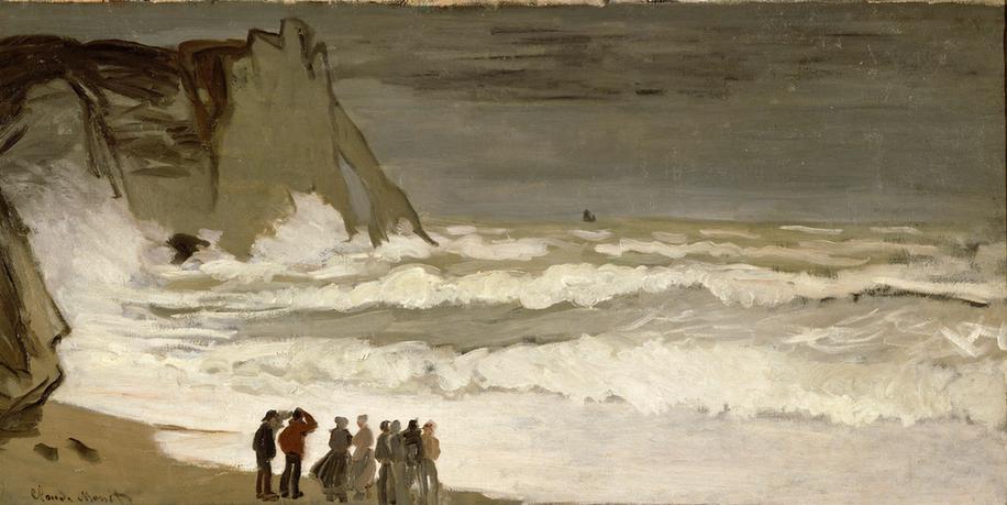 Rough Sea at Etretat, 1868-1869