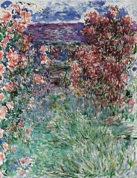 Claude Monet -The House among the Roses, 1925