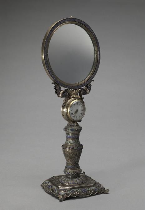 银累丝嵌珐琅镜表