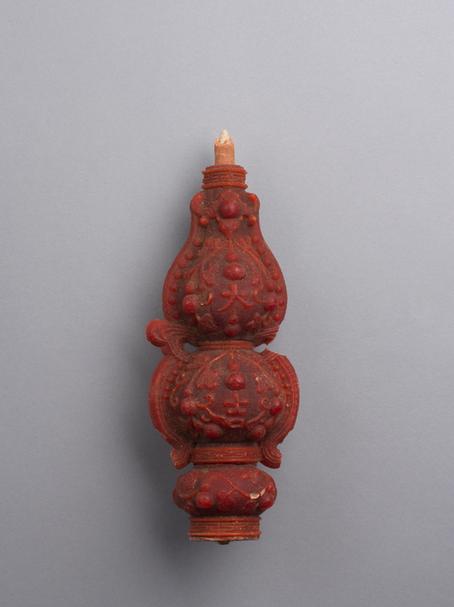 红色大吉字葫芦式蜡