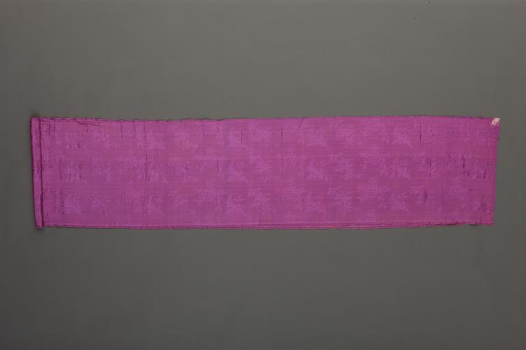 雪青色折枝桂花纹花绸