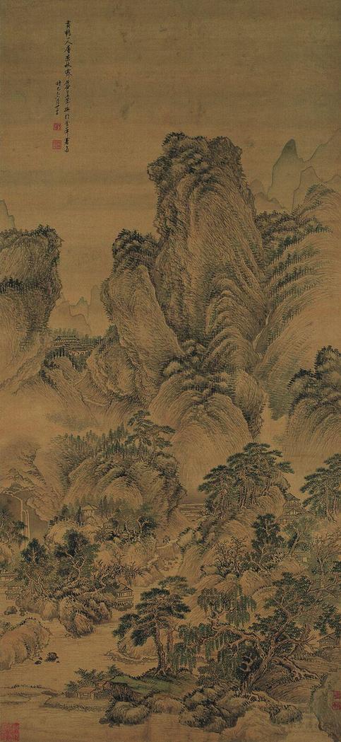 层峦秋霁图
