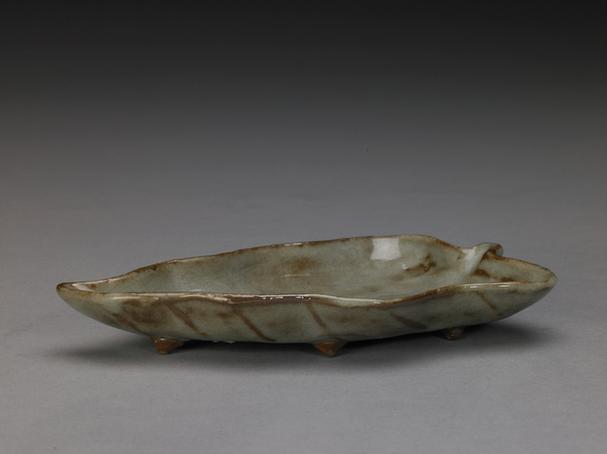 仿官釉楸叶式洗