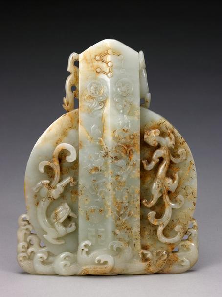 青玉十二章圭璧