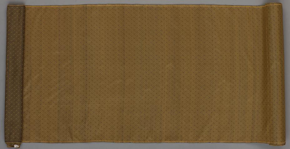 青色地斜万字纹锦