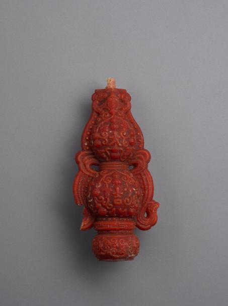 红色大吉字葫芦式蜡