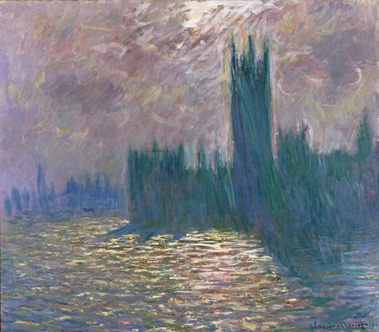 Houses of Parliament, Reflection of the Thames, 1900-01