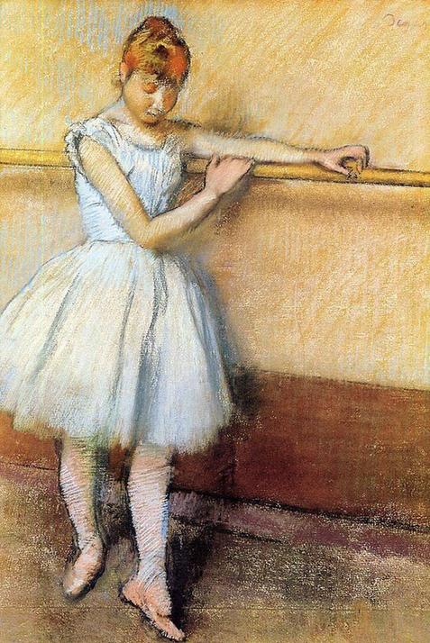 Dancer at the Barre - circa - Shelburne Museum (United States) - pastel