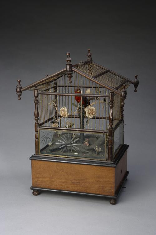 木制亭式鸟音笼