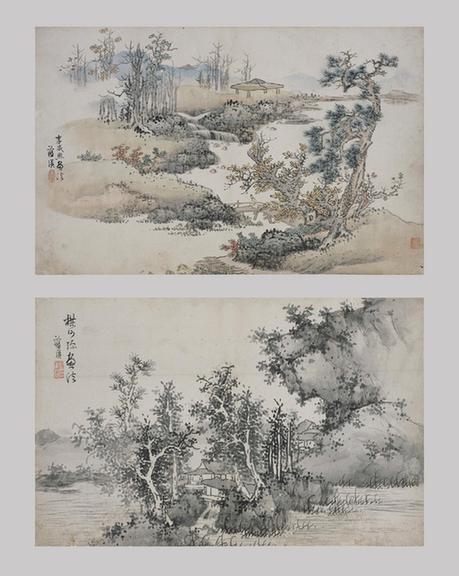 仿古山水册