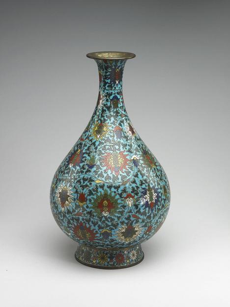 铜胎掐丝珐瑯玉壶春