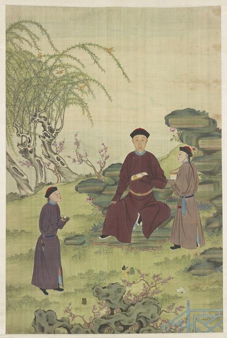 历代帝王贵妃大臣朝服像(亲王爱新觉罗.弘昼)