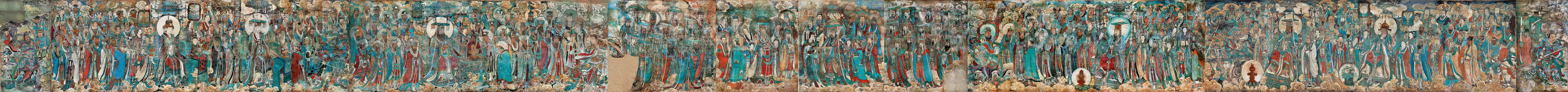 永乐宫壁画三清殿壁画朝元图