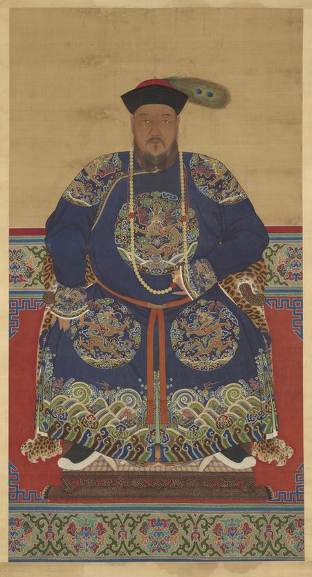 历代帝王贵妃大臣朝服像(石文英)