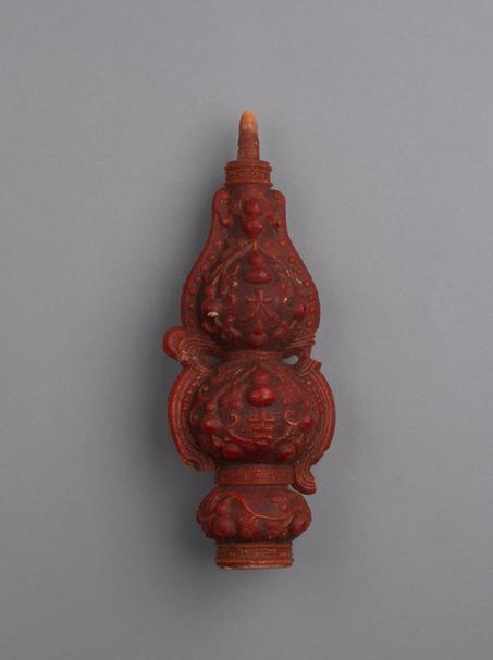 红色大吉字葫芦式蜡