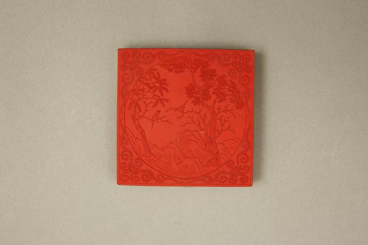 御制月令七十二候诗色墨-鵙始鸣朱墨