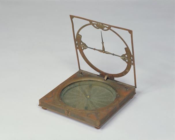 铜赤道地平公晷仪