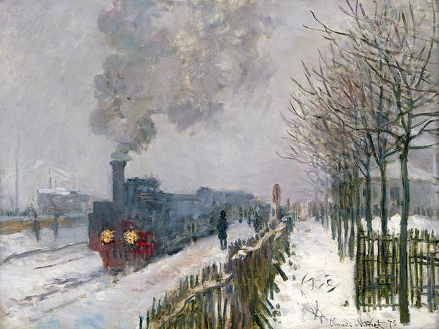 Train in the Snow, the Locomotive, 1875