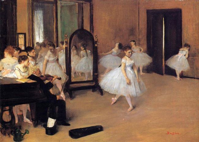 Dance Class - - Metropolitan Museum of Art (USA) - oil on panel
