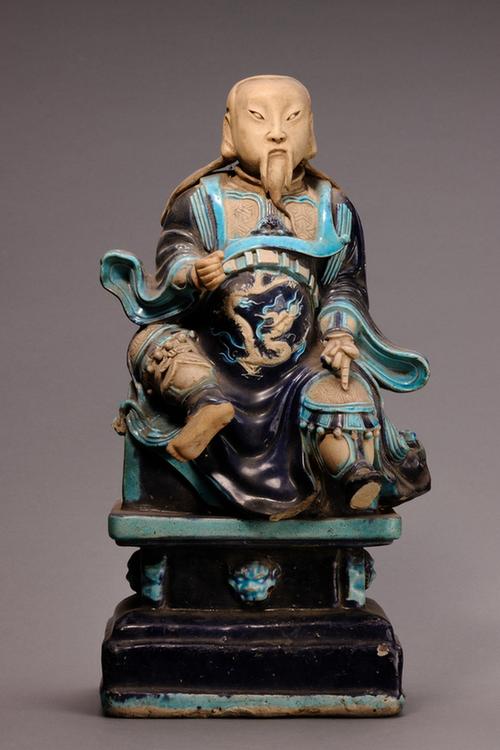 三彩真武帝坐像