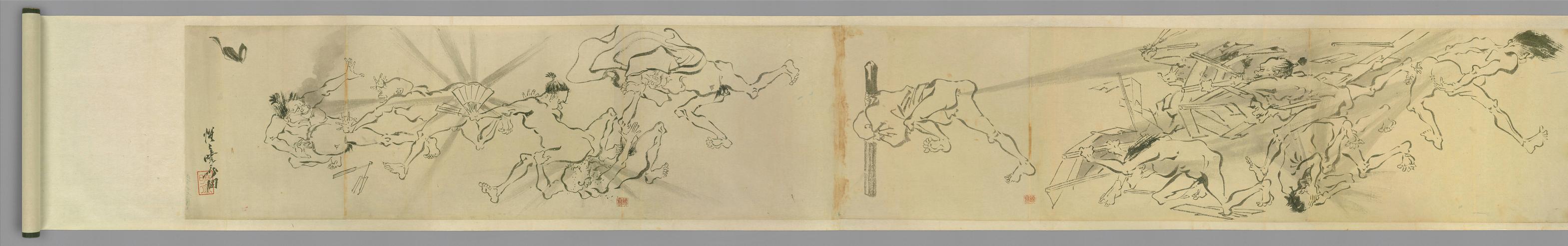 明清日本古画粉本-妖怪出行卷