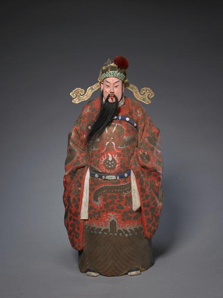 泥人张塑彩绘禄星像