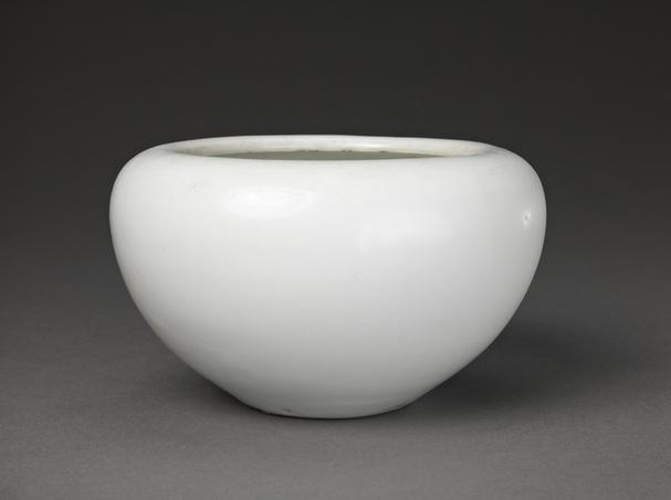 德化窑白釉钵