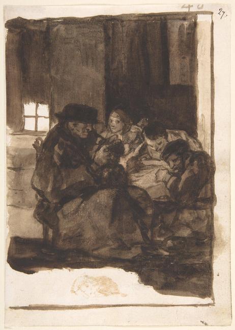 Goya--Hunting Lice; Images