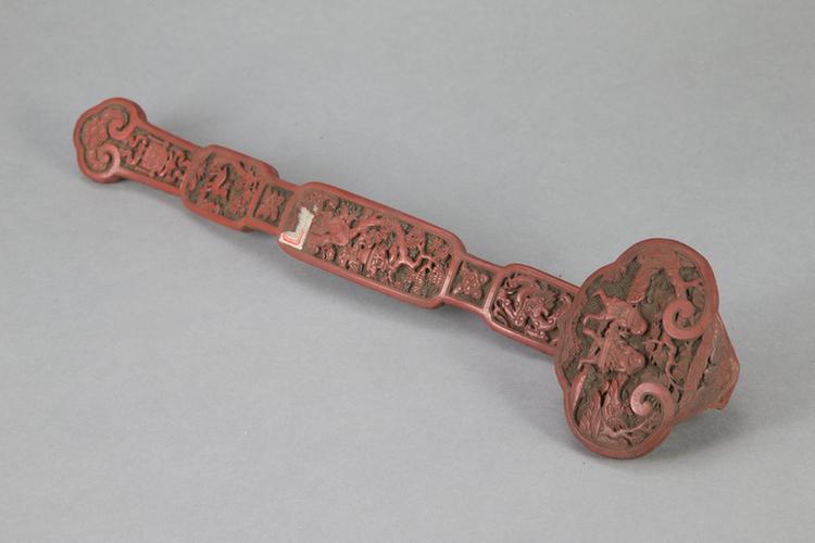 剔红进宝图如意