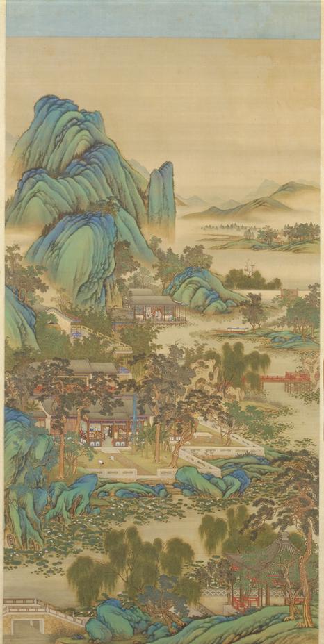 雍正十二月行乐图