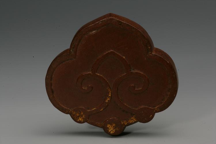 隆庆款赭色龙香御墨