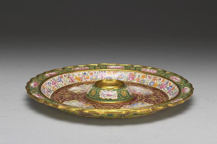 金胎西洋珐瑯盘