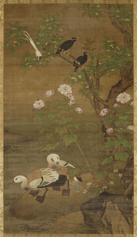 四季花鸟图-秋