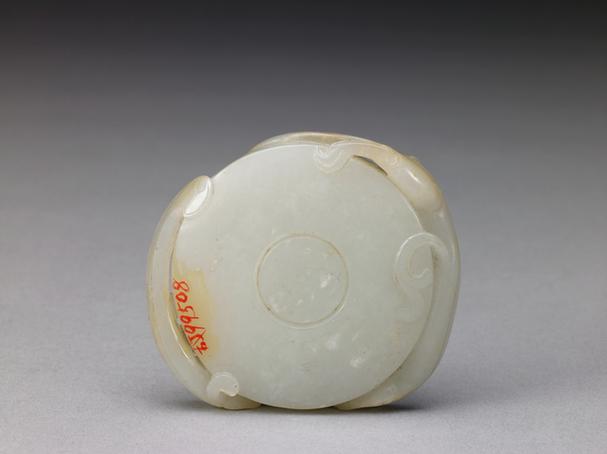 青玉双螭纹剑首