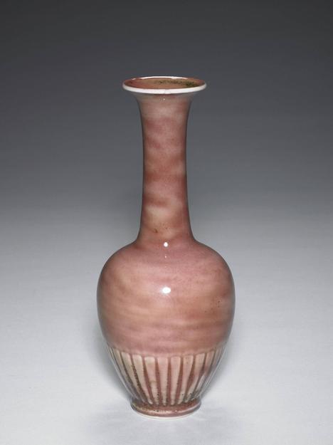 铜红釉瓶