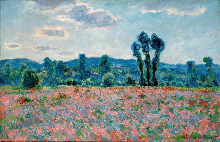 Poppy Field in Giverny 03, 1890