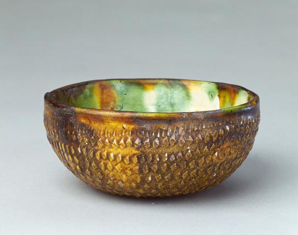 三彩笸箩式小洗