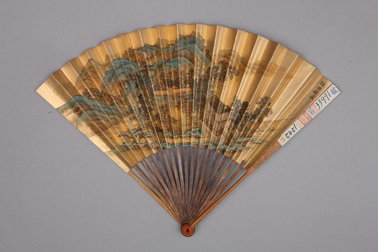 避暑山庄图励宗万书诗成扇