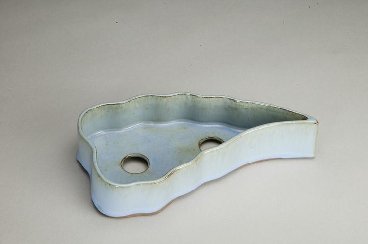 乾隆款窑变釉海棠式觚