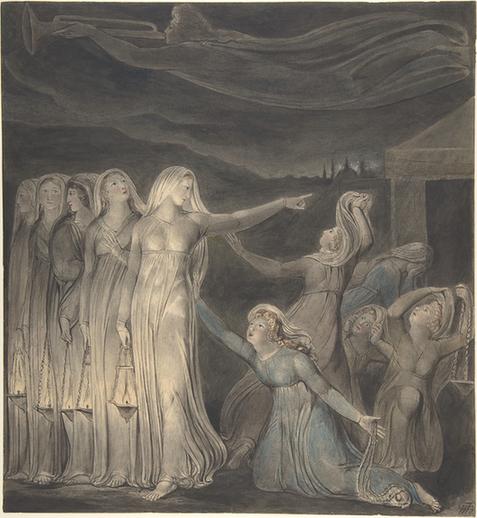 William Blake--The Parable of the Wise and Foolish Virgins