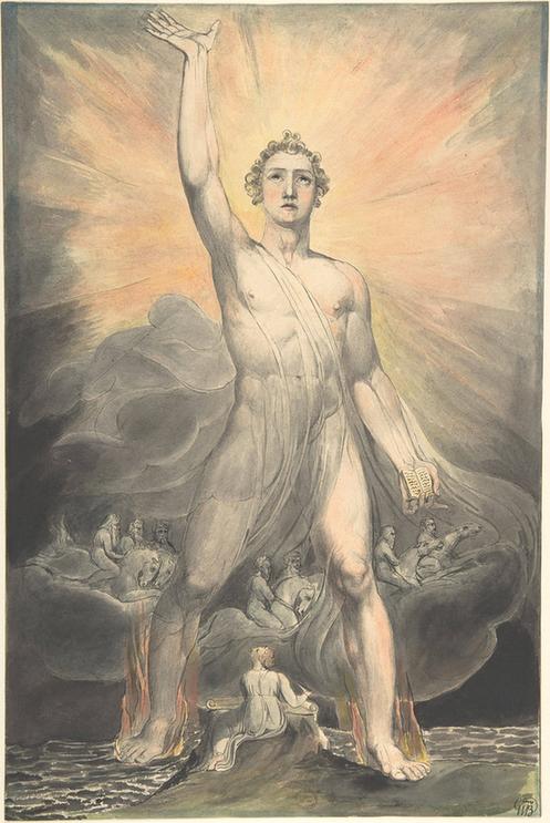 William Blake--Angel of the Revelation