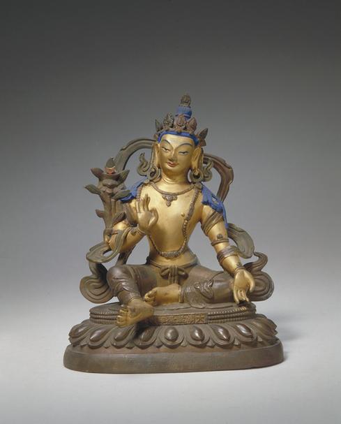 般若品铜镀金佛-虚空藏菩萨