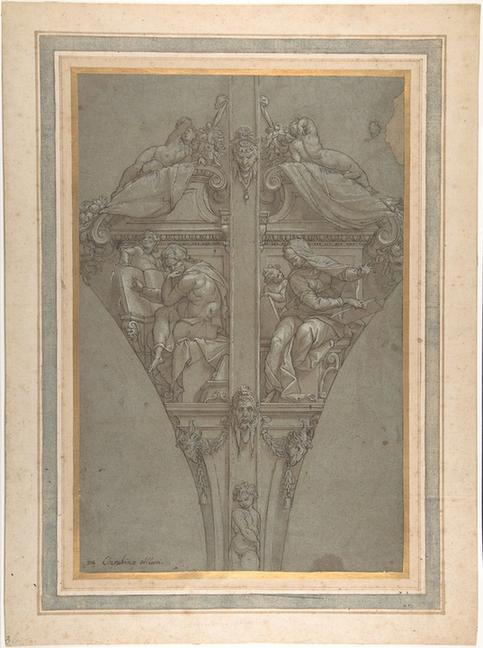 Orazio Samacchini--Study for the Decoration of a Vault