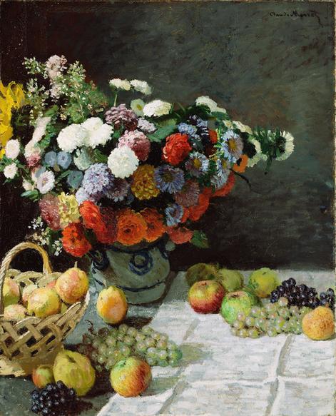 Flowers and fruit, 1869