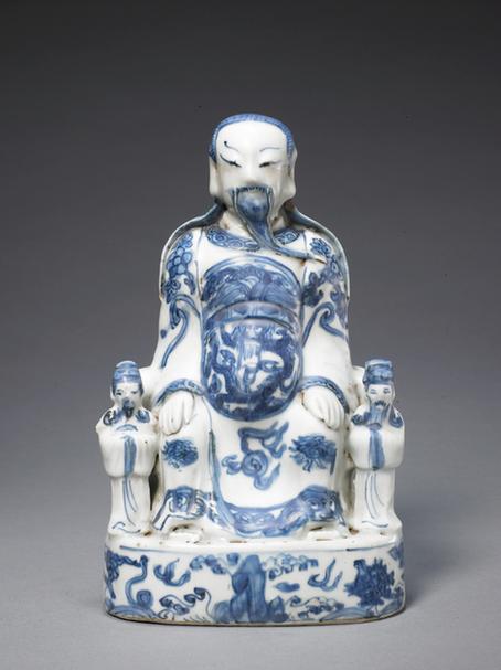 青花真武像