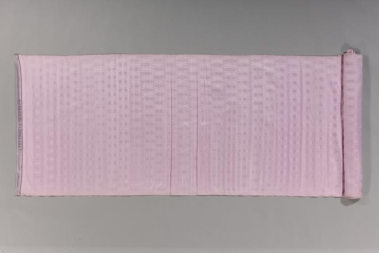 雪青色长寿字纹江绸