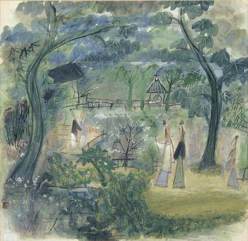 花园里的女士们